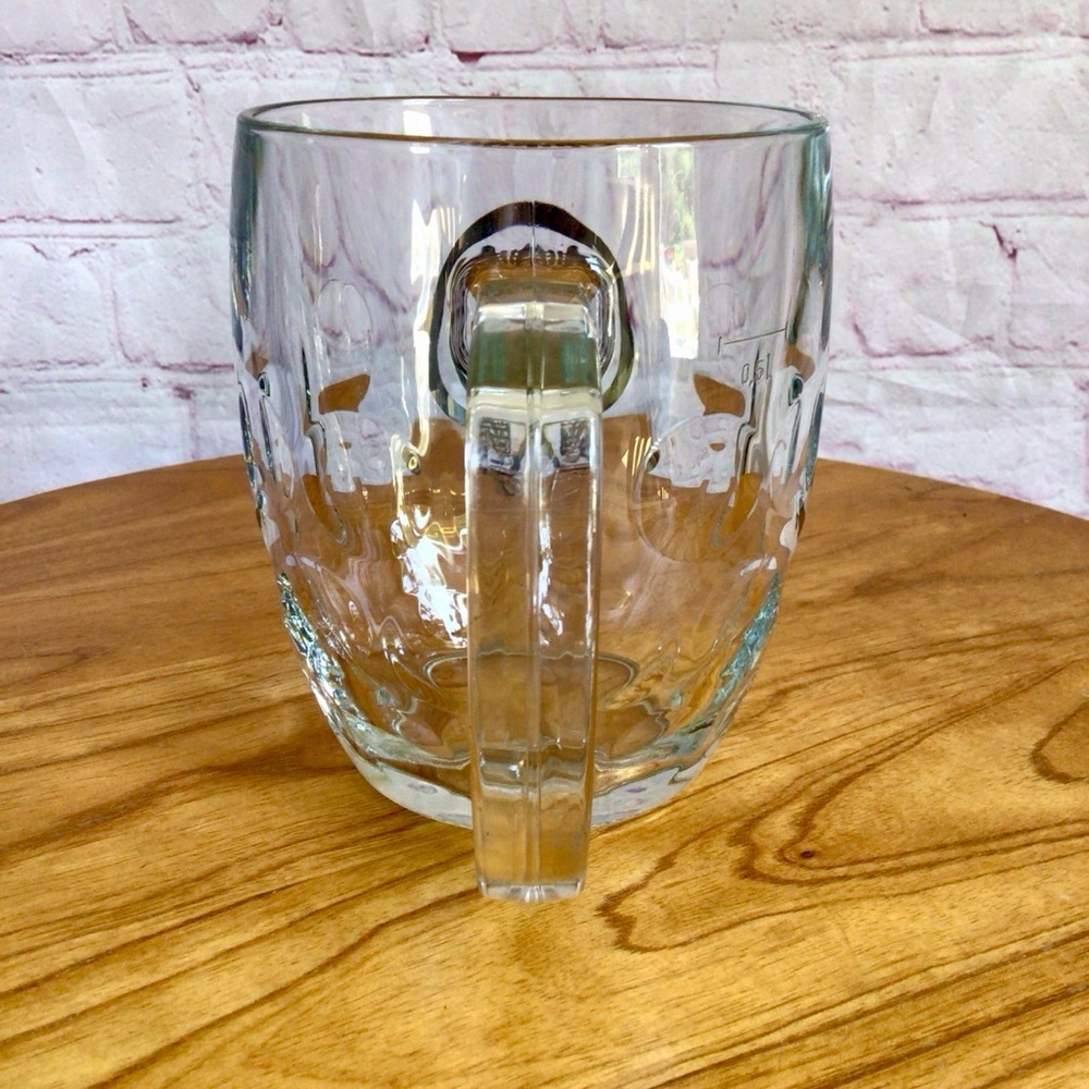 Vintage SAHM Dimpled Heavy Glass Mug - .5 L - Picture 5 of 8